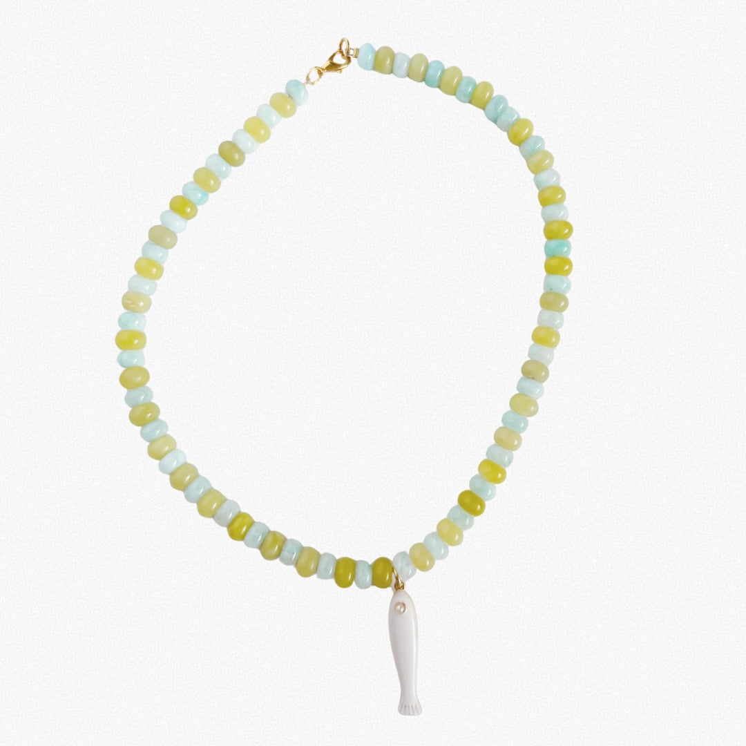 Coastal Crush Fish Necklace