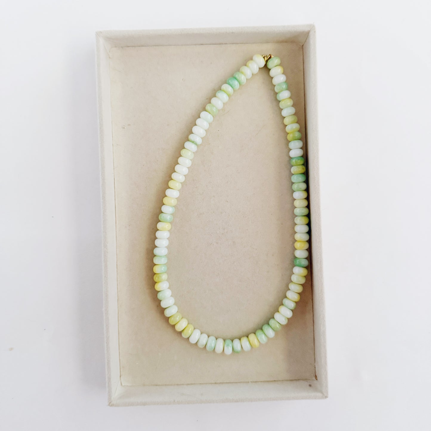 Lemon Lime Beaded Necklace