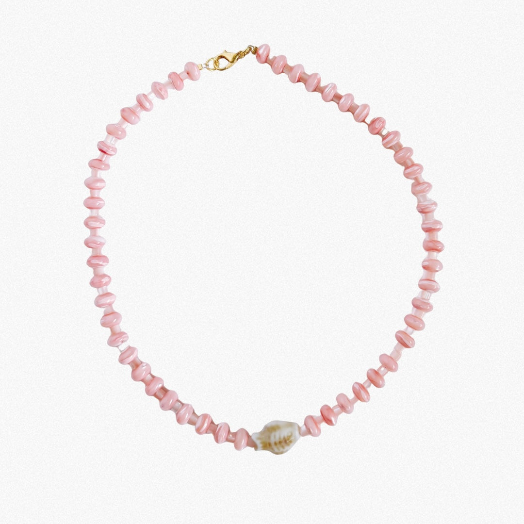 Pink Conch Necklace