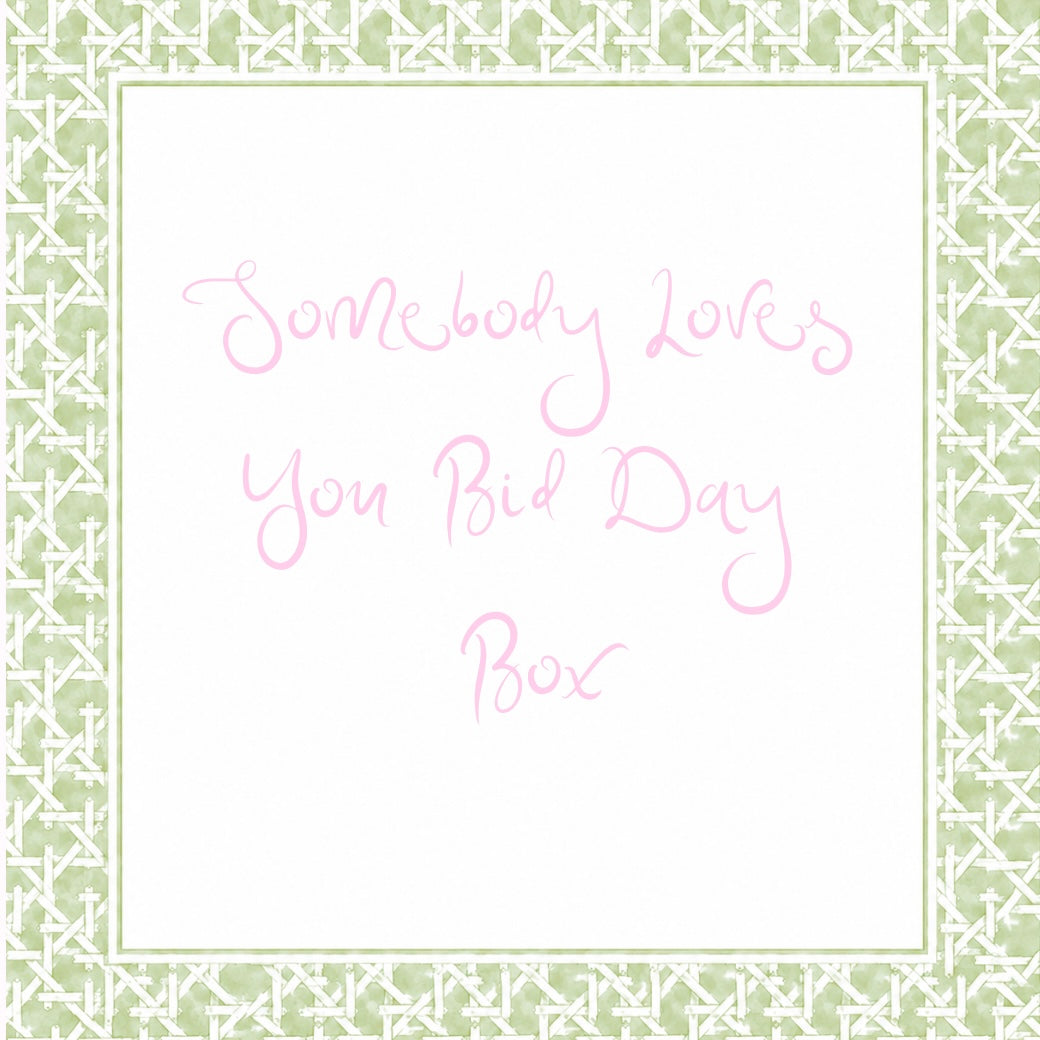 Somebody Loves You Bid Day Box