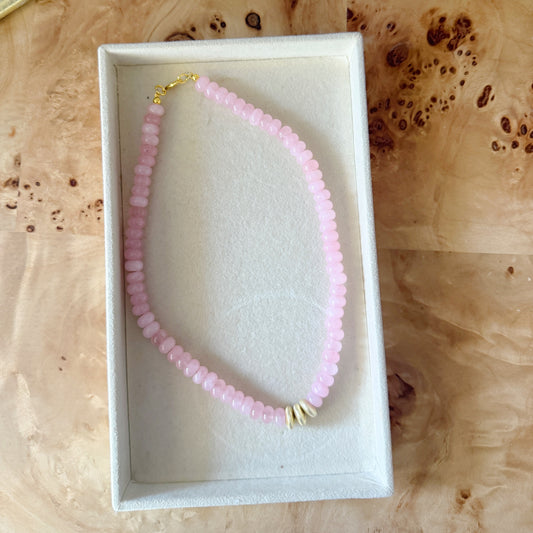 The Pink Poppy Necklace