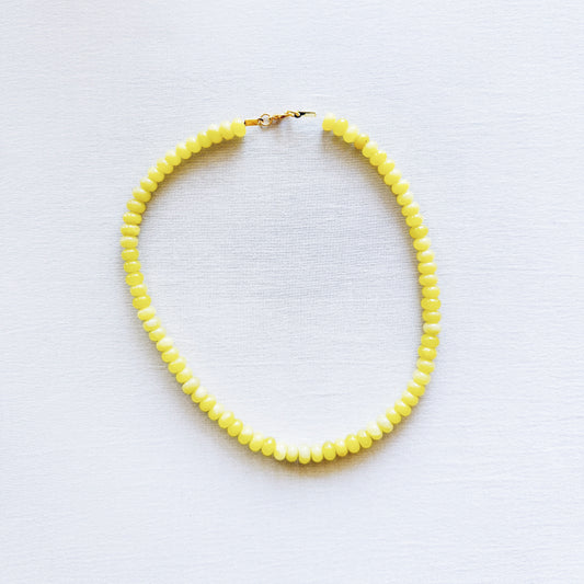 Lime Beaded Necklace