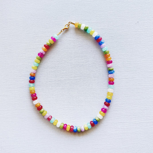 Multi Color Beaded Necklace