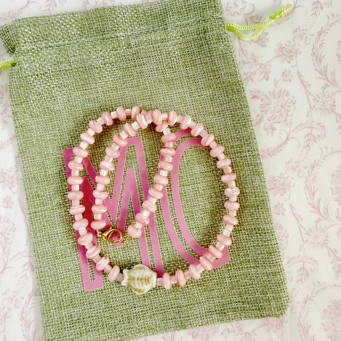 Pink Conch Necklace