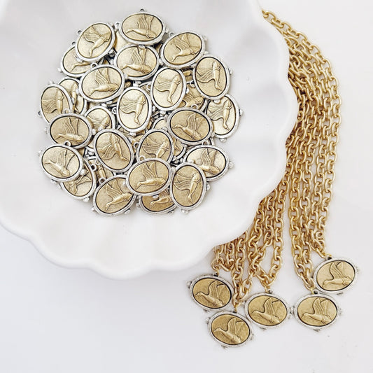 The Signature Duck Mixed Metal Necklace - Classic Chain